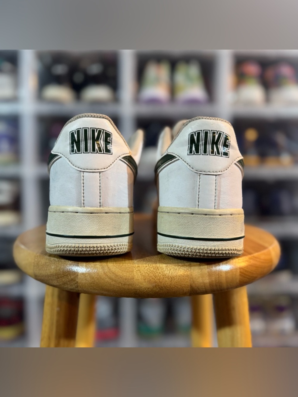 Nike AF1 Forest Green & White - Picture 2 of 5